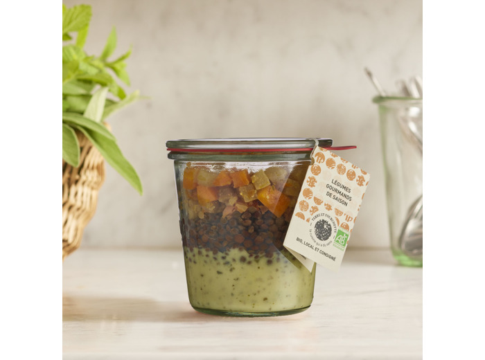Légumes gourmands courgette en bocal