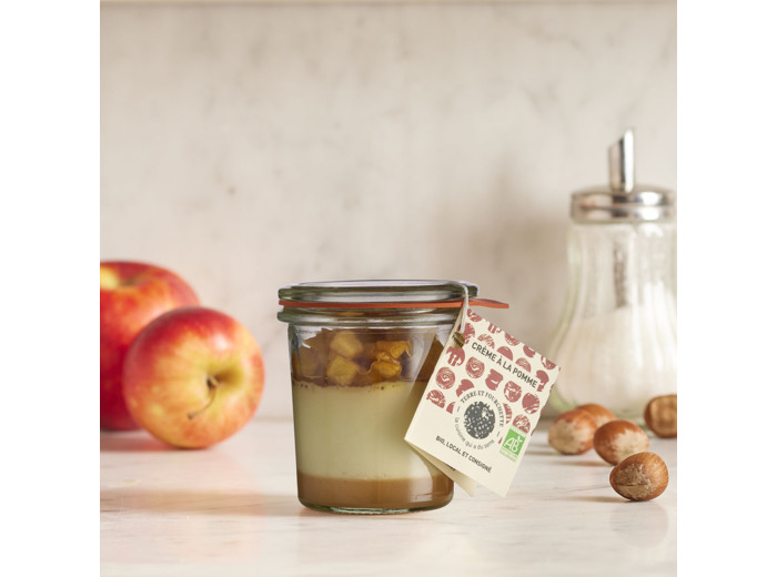 Crème à la pomme enbocal