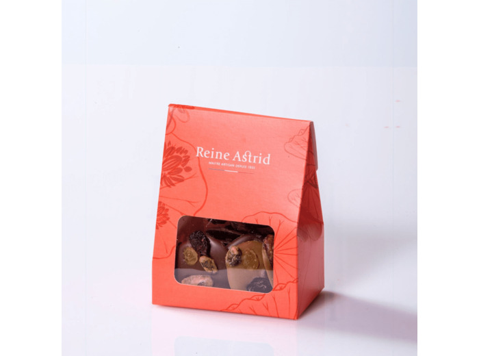 Reine Astrid - Mendiants Chocolat Noir, Lait  Blond 100g