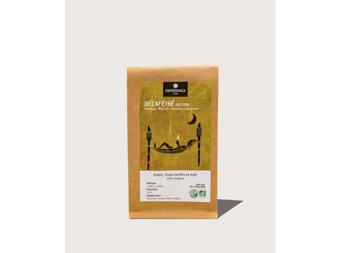 Café en grains Esperanza Café - Honduras Décaféiné - 250g