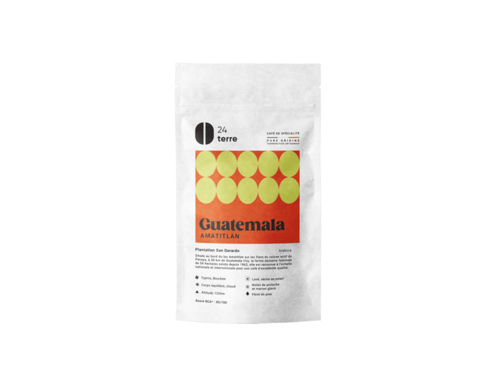 Café grains San Gerardo origine Guatemala 200g