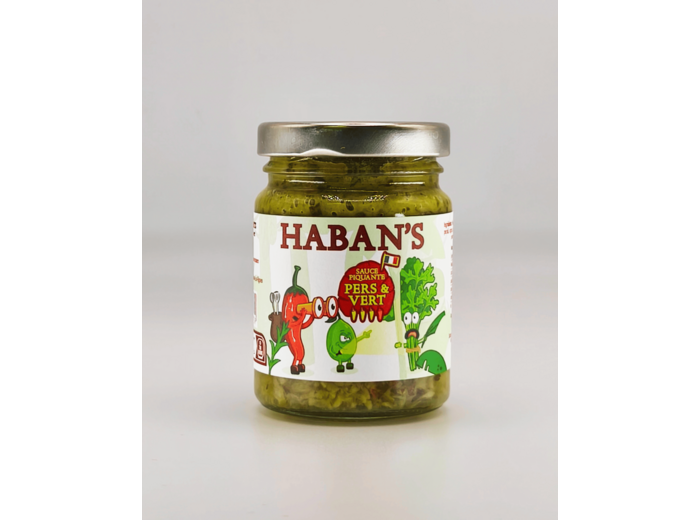 PERS&VERT – Sauce Piquante Artisanale au Persil, Citron Vert et Habanero