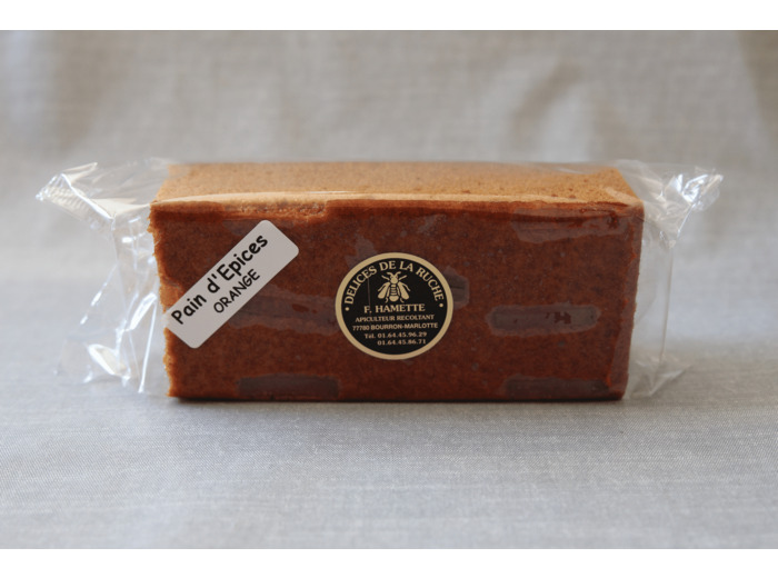 Pain d'épices Orange (50% Miel)