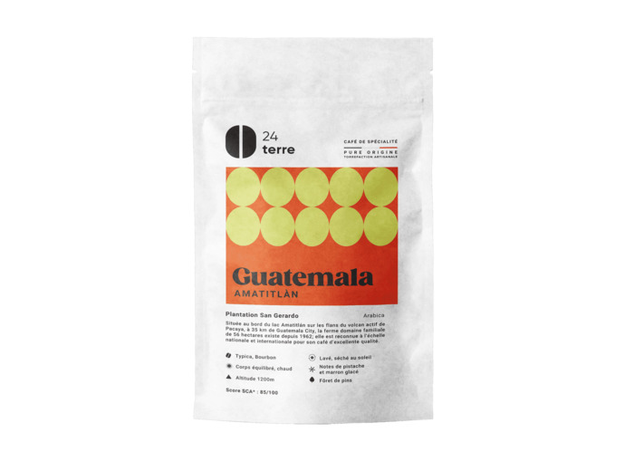 Café grains San Gerardo origine Guatemala 400g