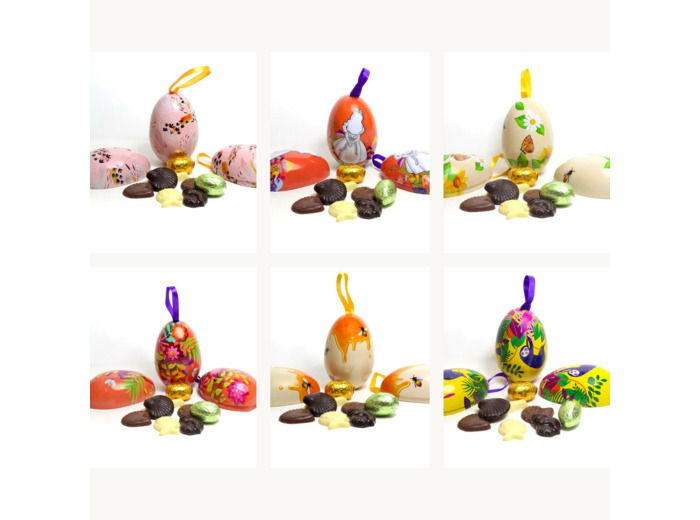 Reine Astrid - Oeuf Surprise de Pâques Oeuf métal de 60g