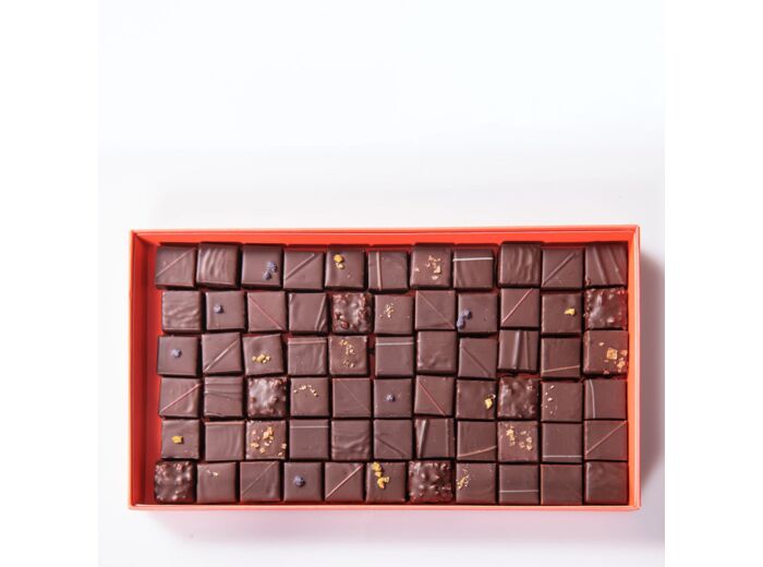 Reine Astrid - Assortiment Chocolats Noir 66 chocolats - 425g