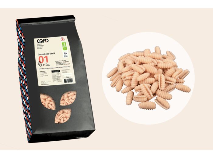 Gnocchetti Sardi Bio - Sac 5kg (Pâtes bio & locales)