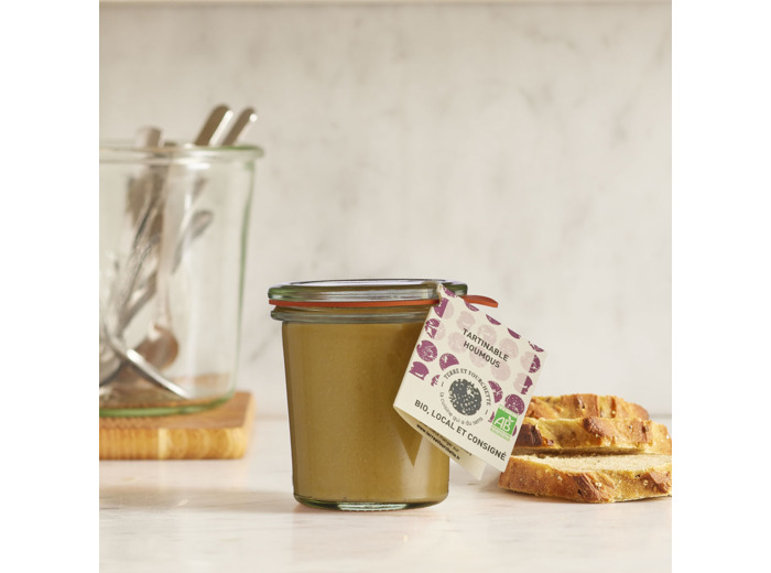 Tartinable houmous en bocal