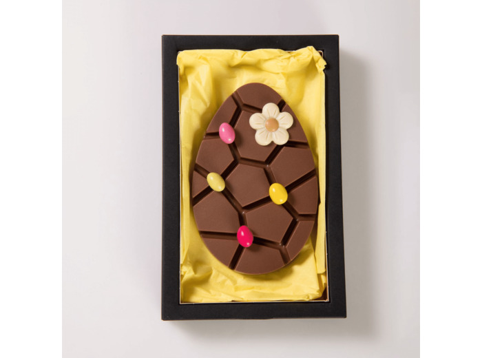Reine Astrid - Œuf de Pâques Praliné Lait Coffret de 100g