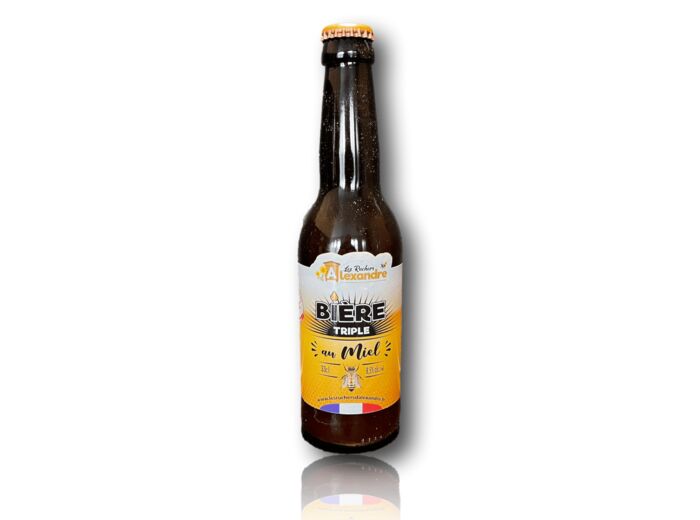 Bière triple artisanale au miel LRA 33 cL