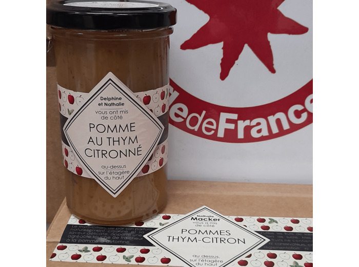 Préparation de POMME AU THYM-CITRONNÉ