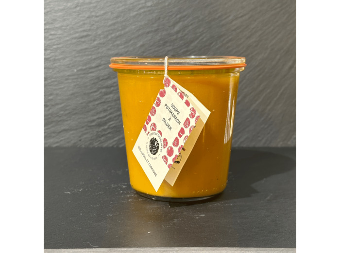 Soupe potimarron en bocal