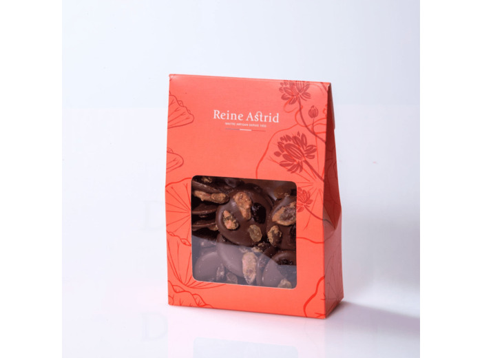 Reine Astrid - Mendiants Chocolat Lait 200g