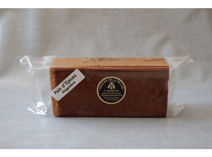 Pain d'épices Gingembre (50% Miel)