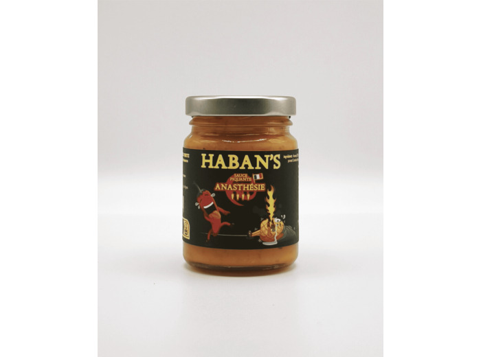 ANASTHESIE - Sauce Piquante Artisanale à l'Ananas, Habanero et Carolina Reaper