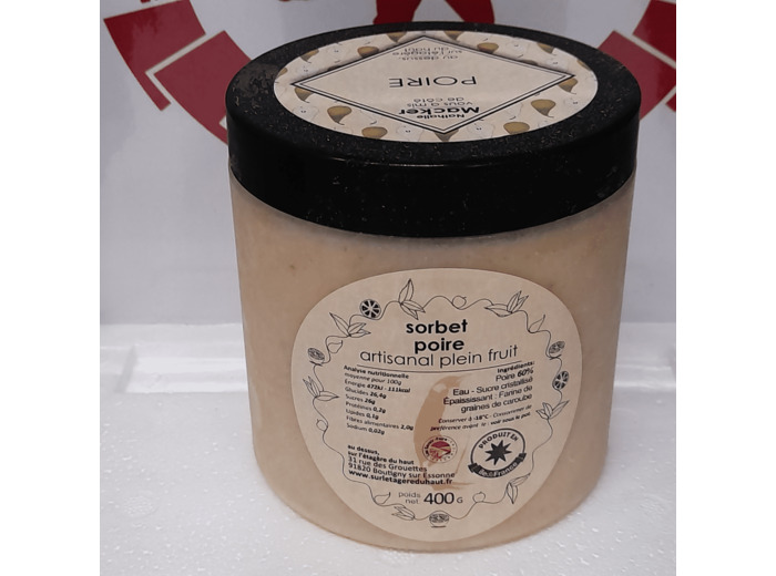 Sorbet POIRE pot 0,5L