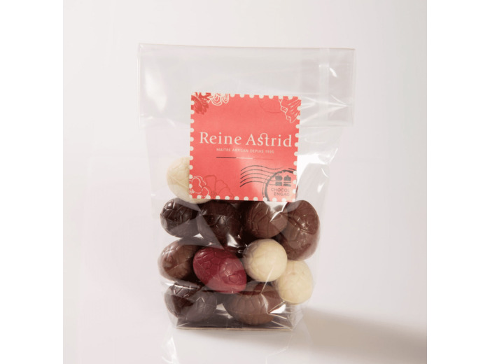 Reine Astrid - Œufs de Pâques Praliné Mixte Sachet de 130g