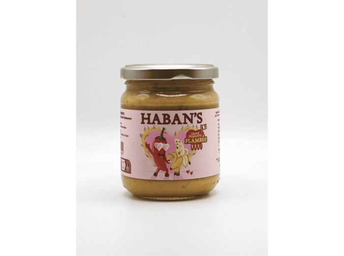 FLAMBEE – Sauce Piquante Artisanale à la Banane et Habanero - 200g