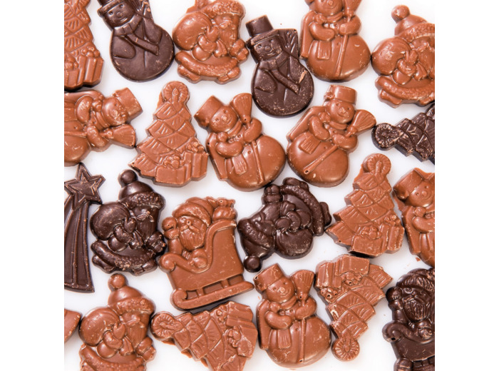 Reine Astrid - Friture de Noël Chocolat Noir, Blanc, Lait 180g