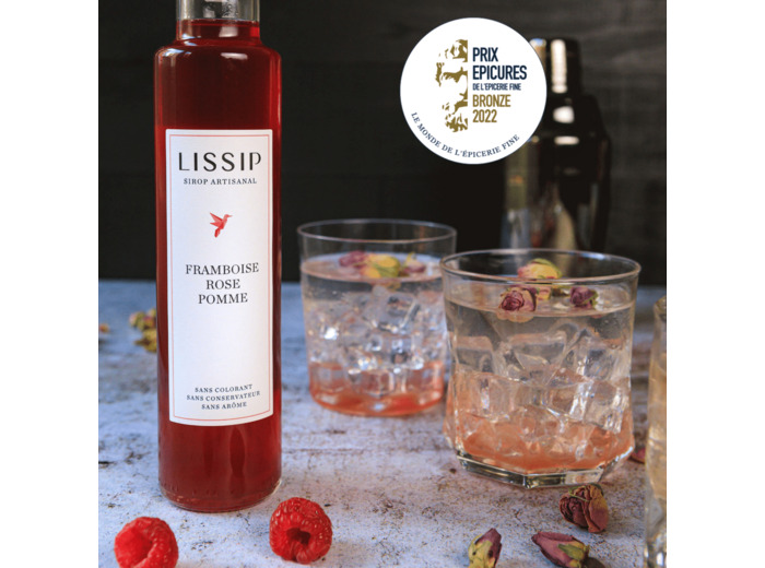Sirop Framboise Rose Pomme