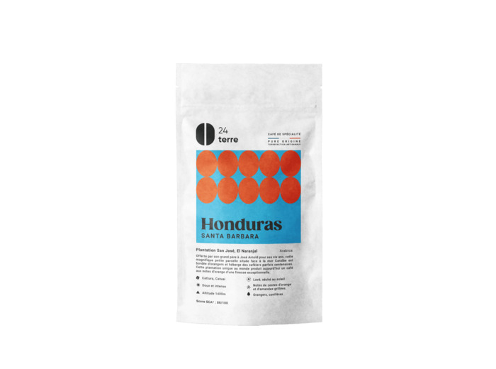 Café grains San José, El naranjal origine Honduras 200g