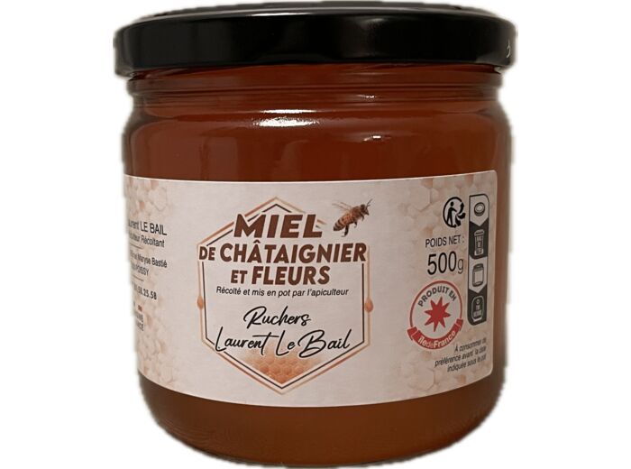 Miel de Châtaignier et Fleurs