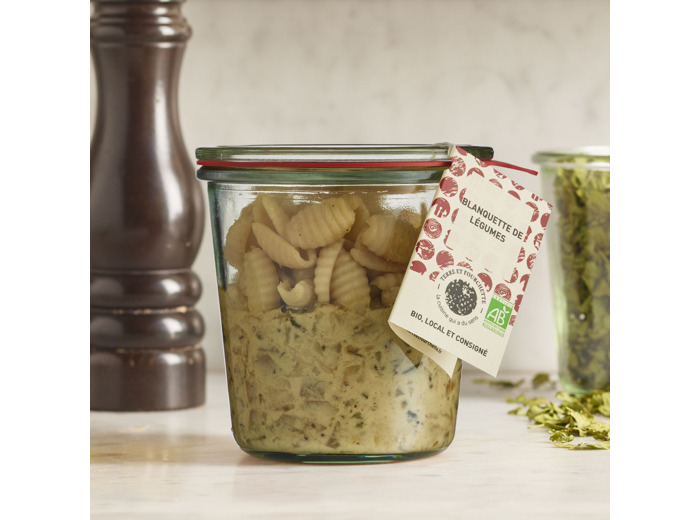 Blanquette de légumes et pâtes d'Ile-de-France en bocal