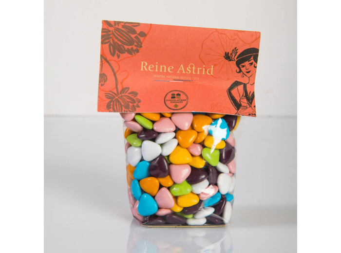 Reine Astrid - Dragées Chocolat Lait 200g