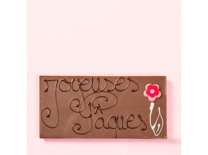 Reine Astrid - Tablette Message Chocolat Lait Pâques 2025 100g