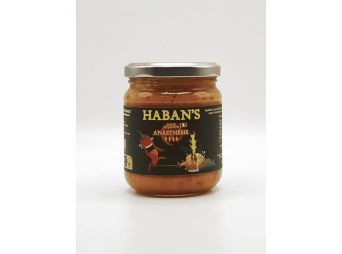 ANASTHESIE – Sauce Piquante Artisanale à l’Ananas, Habanero et Carolina Reaper - 200g