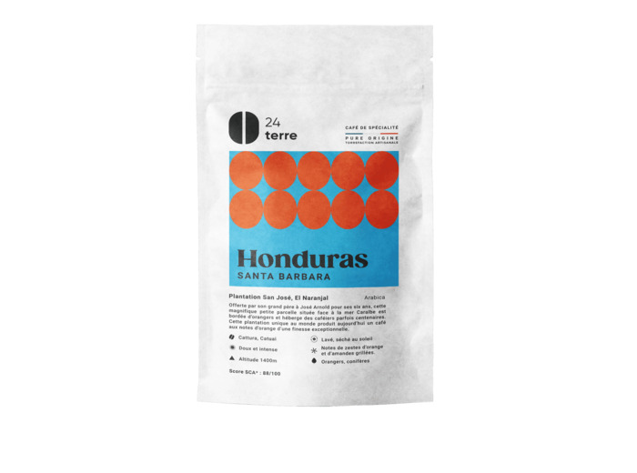 Café grains San José, El naranjal  Honduras 400g