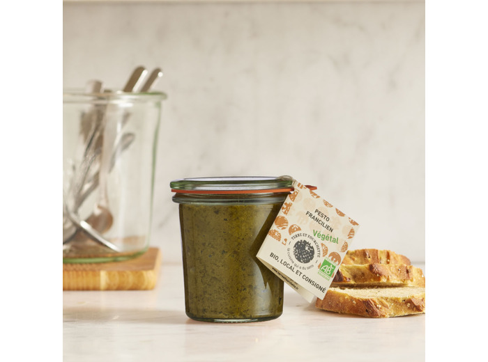 Pesto au basilic d'Ile-de-France en bocal
