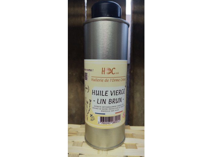 HUILE VIERGE DE LIN