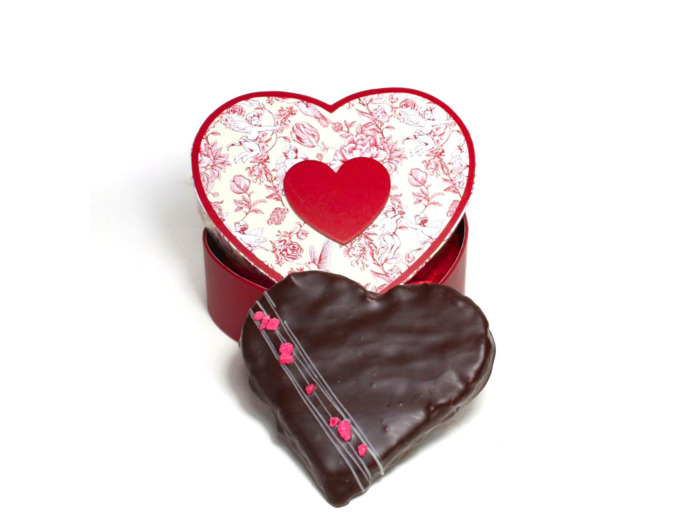 Reine Astrid - Praliné Chocolat Noir Cœur Chambord 70g