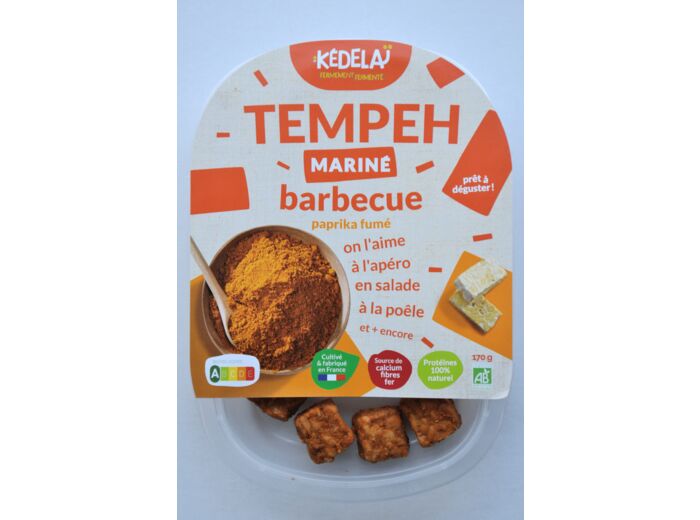 Tempeh mariné barbecue