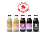 6x Jus d'Hibiscus / Bissap Bio, prêt à boire, peu sucré, en bouteille verre de 50cl
