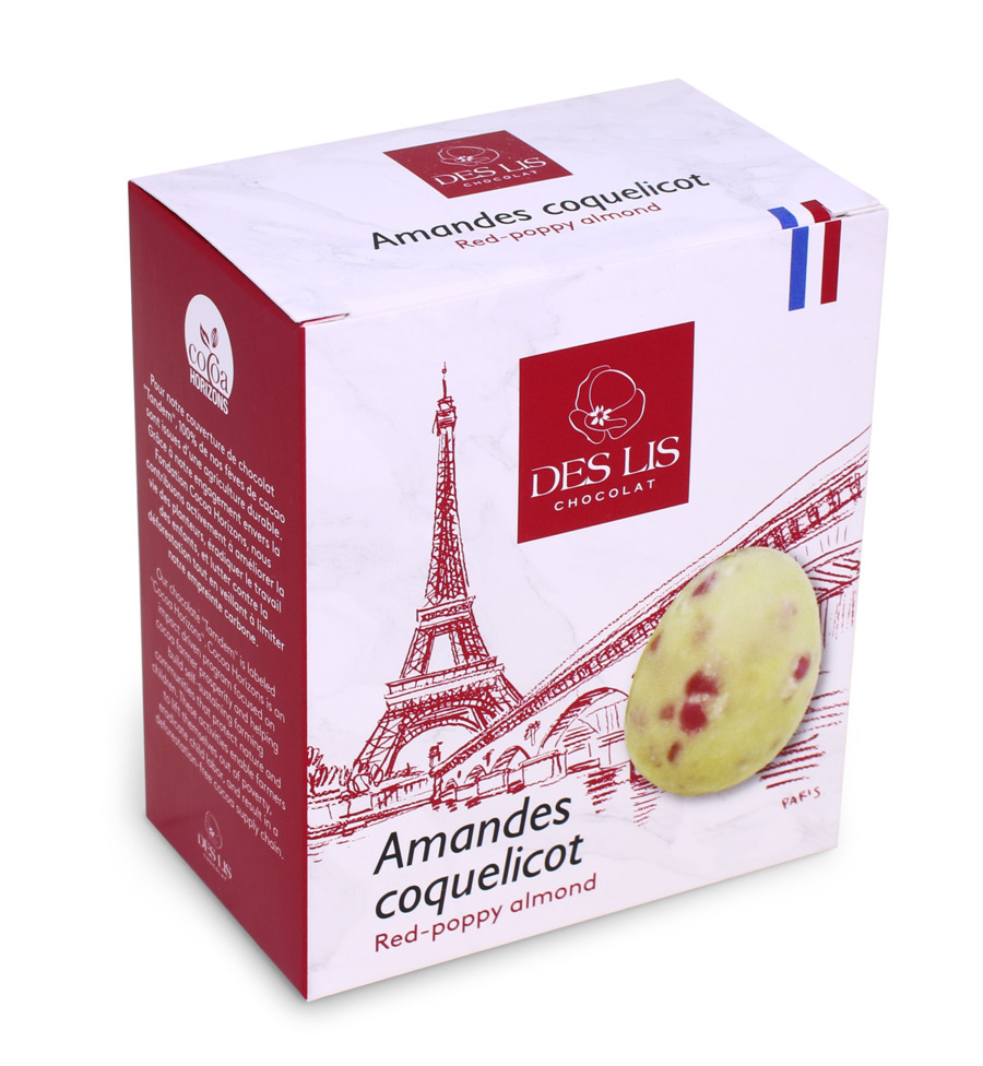 des lis chocolat amande coquelicot