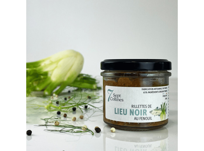 Rillettes de lieu noir au fenouil - 100g