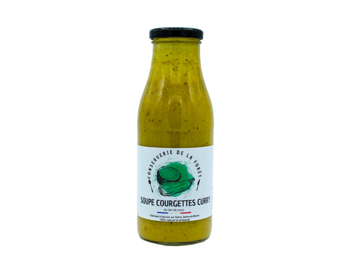 Soupe artisanale courgettes curry 48cl