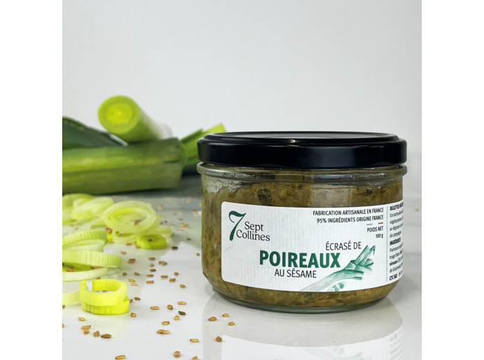 Ecrasé de poireaux au sésame - 200g