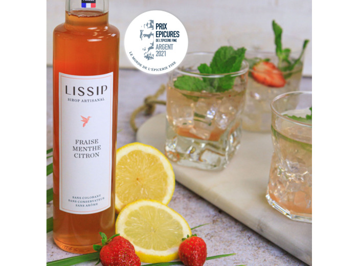 Sirop Fraise Menthe Citron