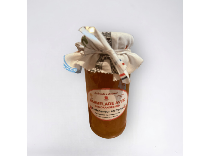 marmelade avec des oranges bio