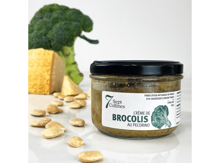 Crème de brocolis au pecorino & amandes - 200g