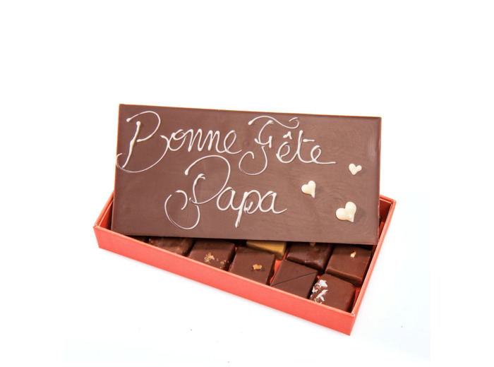 Reine Astrid - Coffret Chocolats Lait Bonne Fête Papa 2024