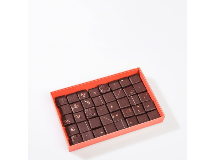 Reine Astrid - Assortiment Chocolats Noir 40 chocolats - 255g