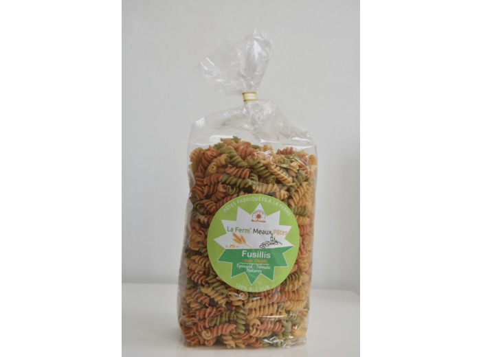 Fusillis aux oeufs Trio - mélange épinard, Tomate, Natures 500g