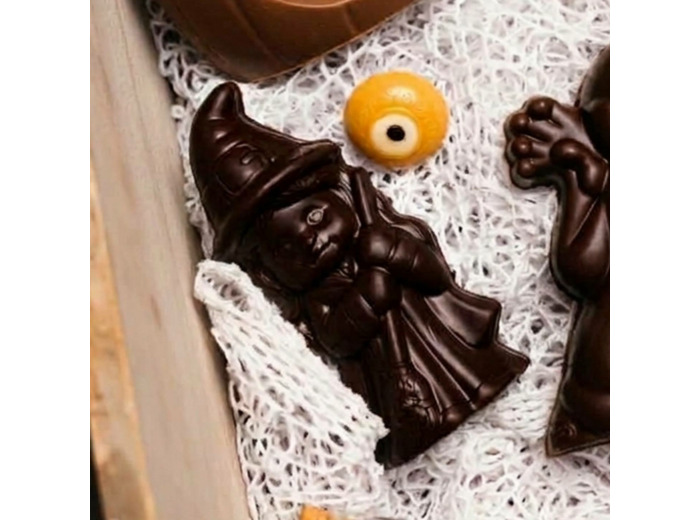 Reine Astrid - Sujet Chocolat Noir - Sorcière Halloween 60g