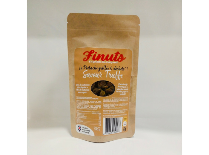 Pistaches Décortiquées Grillées aromatisées à la Truffe 80g
