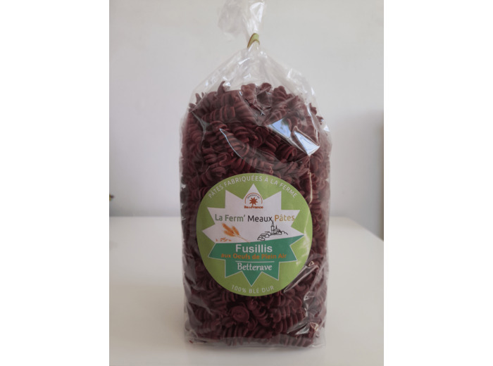 Fusillis aux oeufs Betterave 500g