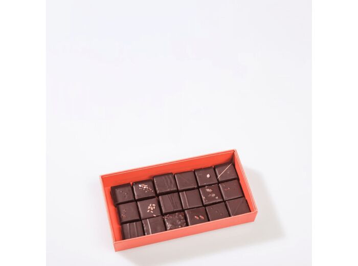 Reine Astrid - Assortiment Chocolats Noir 18 chocolats - 120g